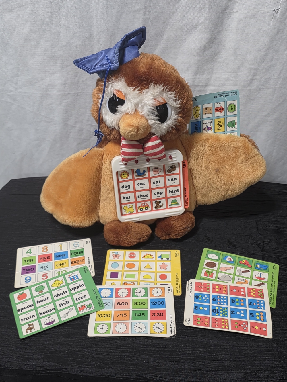 Vintage Dan Dee "Love & Learn" Professor Owl Educational Plush